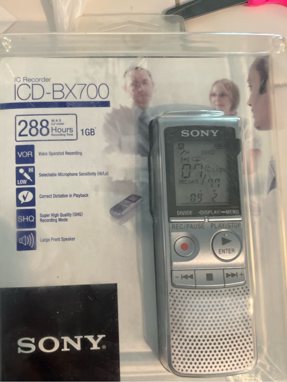 Sony ICD-BX700 IC Recorder 1GB Digital Voice Recorder NEW NOS Sealed 288 Hours